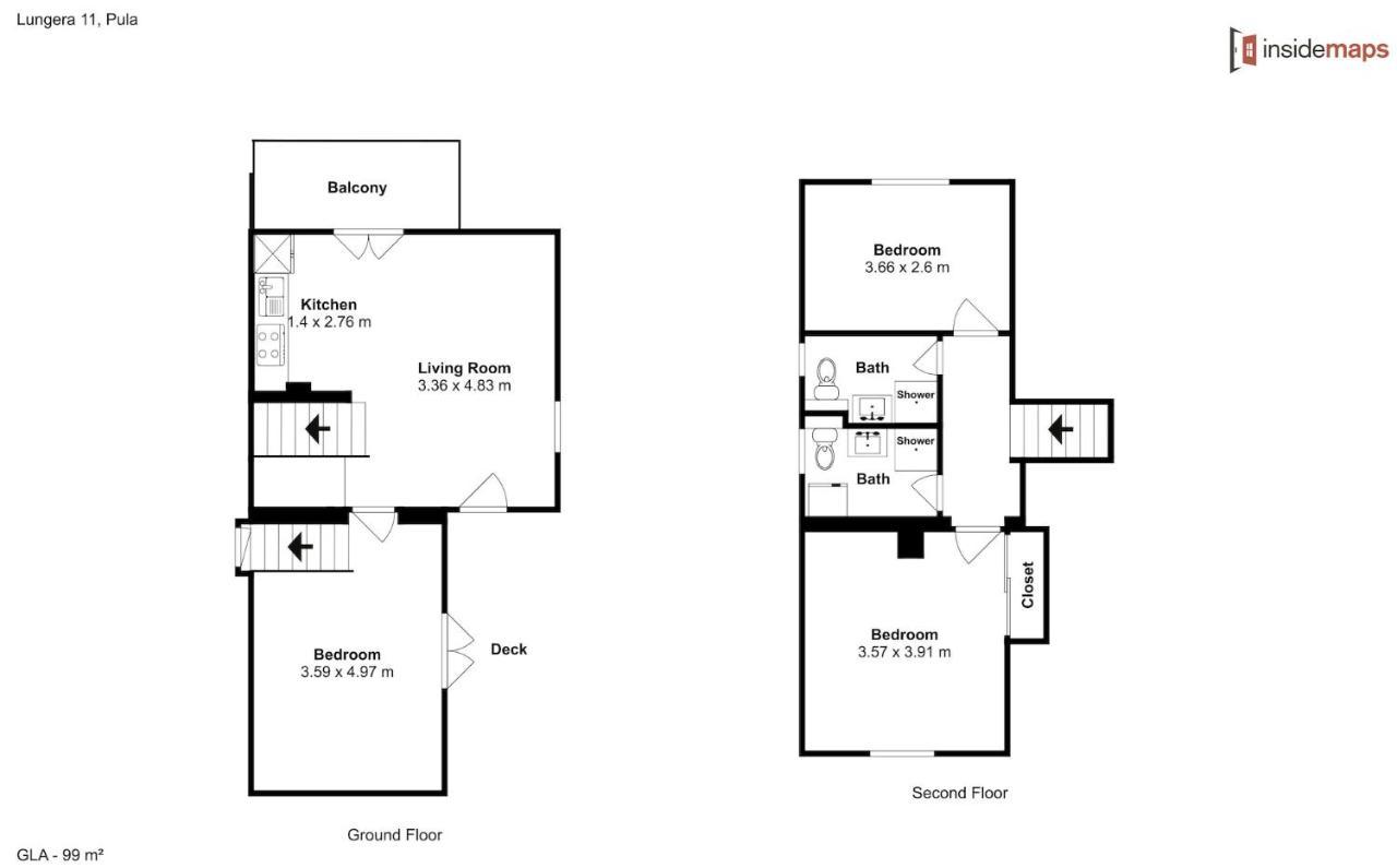 Apartment Lungera Póla Kültér fotó